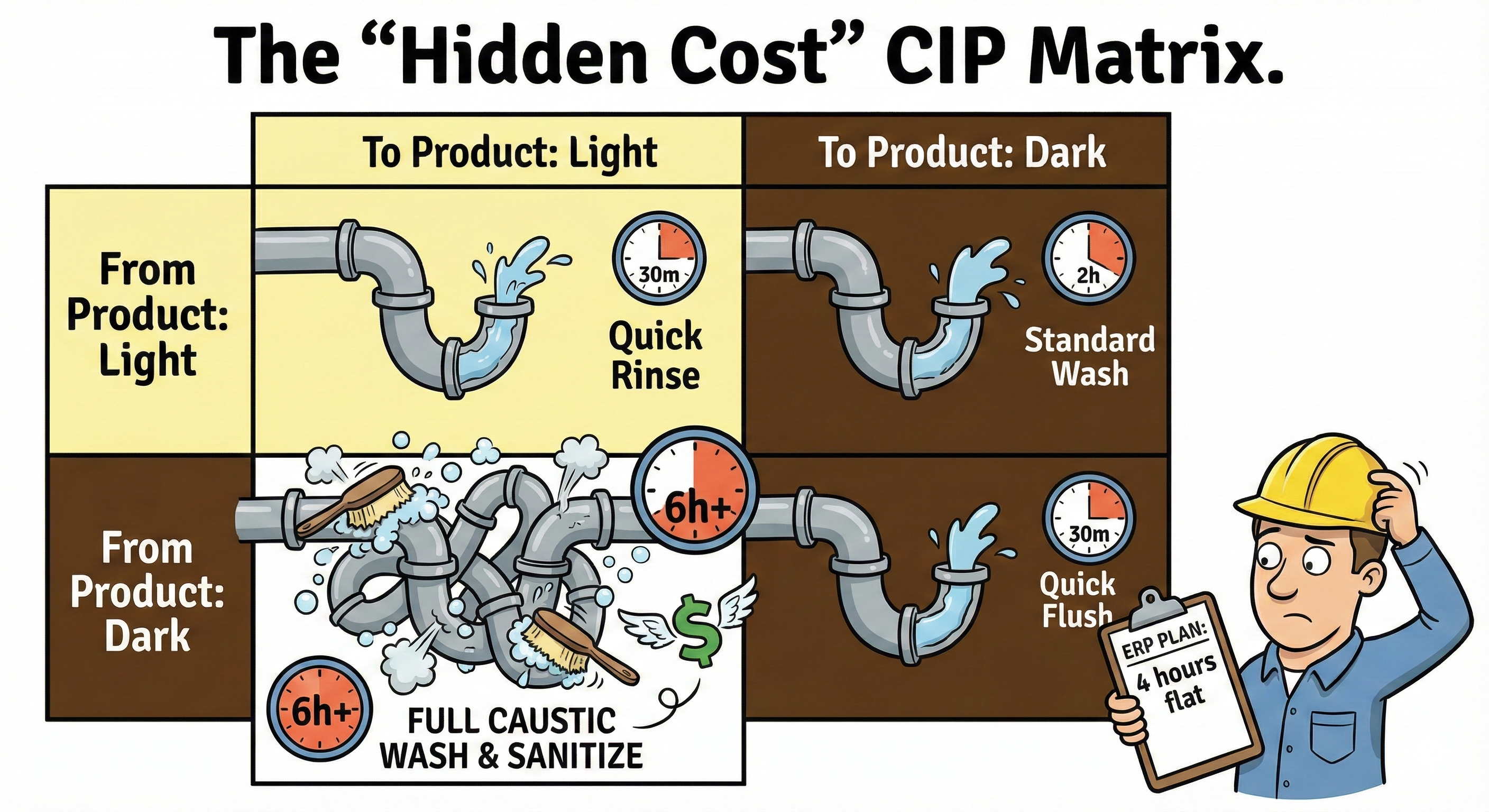 Your CIP Matrix is the most expensive constraint you are ignoring.