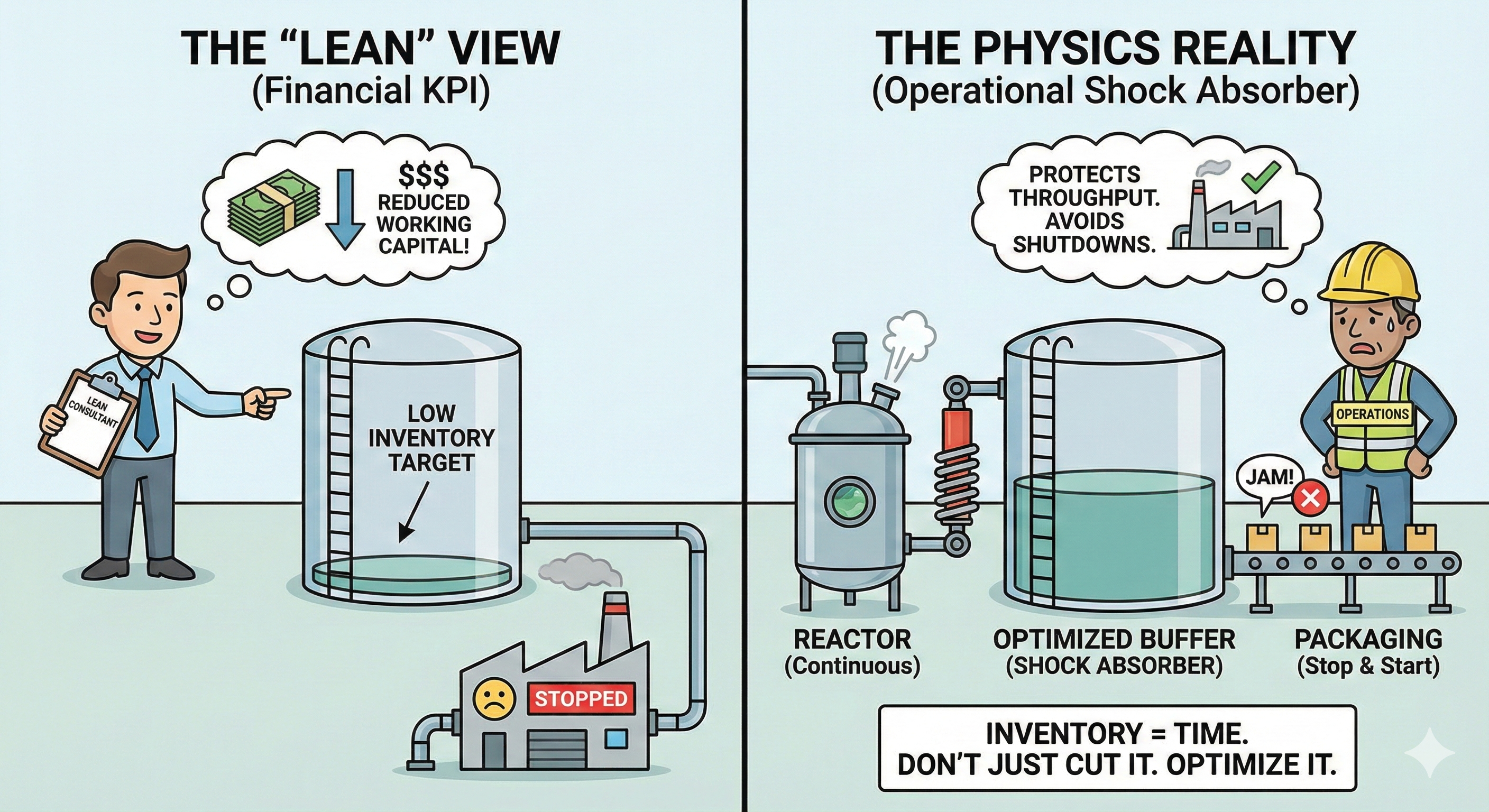 The "Lean" Trap: Why Inventory is a Shock Absorber